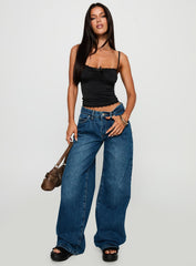 Duster Oversized Jeans Dark Wash